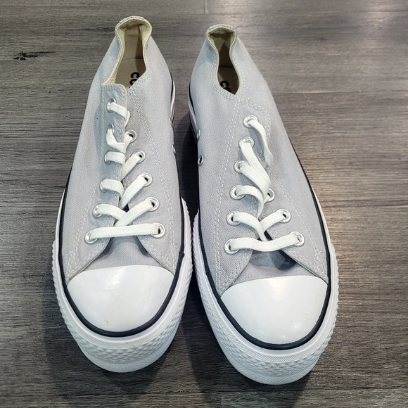 Converse Chuck Taylor Lift Platform Grey Sneakers Women Size 9 - Picture 3 of 6